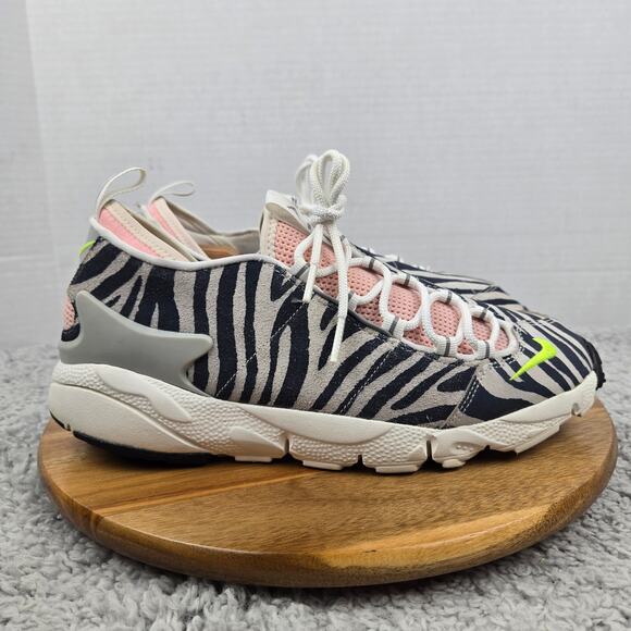 Nike Womens 11.5 Olivia Kim Air Footscape No Cover Zebra Print Casual Sneaker - Picture 3 of 12